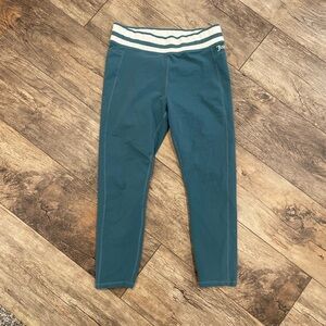 Juicy Couture Teal Leggings with White Trim